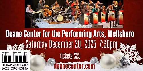 WCJO Holiday Jazz Concert in Wellsboro