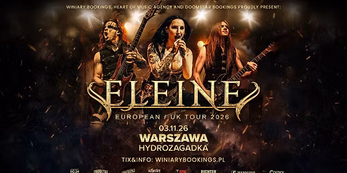 ELEINE \/ 03.11.26 \/ Hydrozagadka, Warszawa