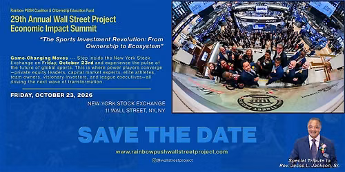 29th Annual Wall Street Project Economic Impact Summit