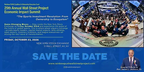 29th Annual Wall Street Project Economic Impact Summit