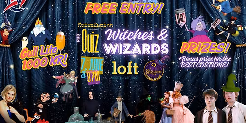 Witches and Wizards PUB QUIZ!