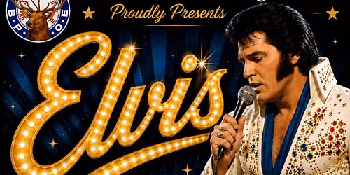 Elvis with Jeremy \u201cElvis\u201dPearce and the Nashville band at the Santa Maria Elks 