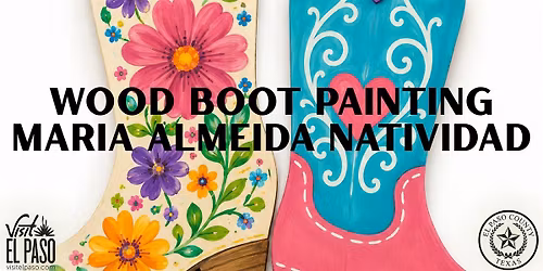 Wood Boot Painting