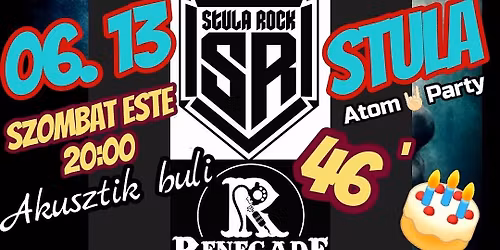 STULA 46. Sz\u00fclet\u00e9snapi akusztikus koncert a Renegade Bar-ban.