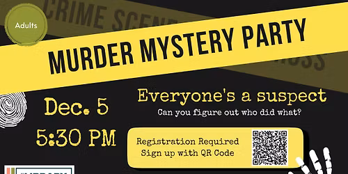 Adult Program: Murder Mystery Party