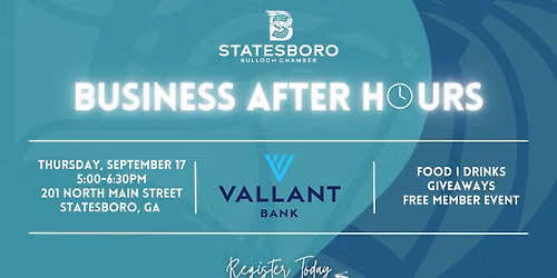 Business After Hours - Vallant Bank