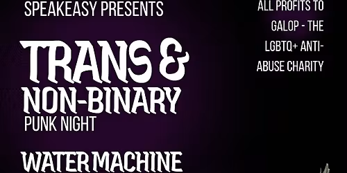 Trans & Non-Binary Punk Night