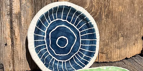 1 day Art Class - Sgraffito Carved Dishes | Pottery Workshop