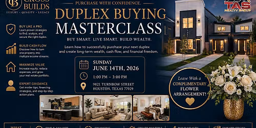 Duplex buying MASTERCLASS PT 2: Sip, Tour, and Bloom