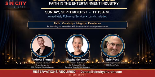 Center Stage: Faith in the Entertainment Industry