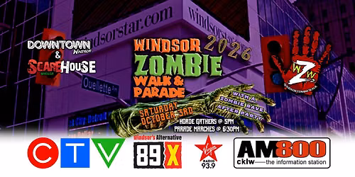 Windsor Zombie Walk & Parade 2026