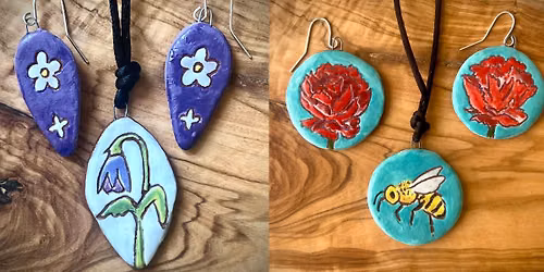 Ceramic Jewelry Workshop: Clay Earrings and Pendants