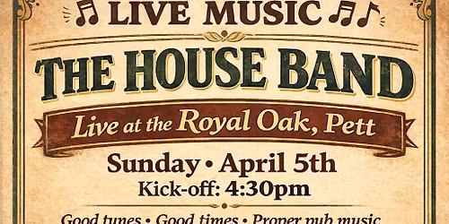 Easter Sunday Sermon with The House Band at The Royal Oak, Pett
