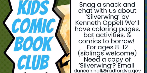 Kids Comic Book Club: Silverwing