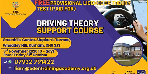 Driving Theory Course, Wheatly Hill - 10 days