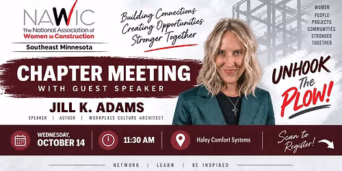 Chapter Meeting: Unhook the Plow with Jill K. Adams
