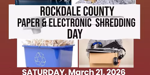Rockdale County Wide Paper and Electronic Shredding Day