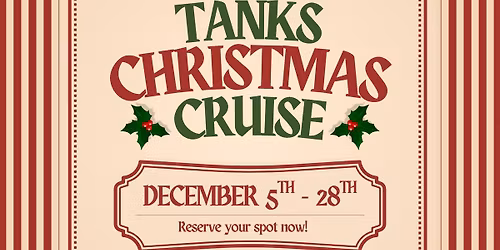 Holiday light tour of Pecan Grove. 