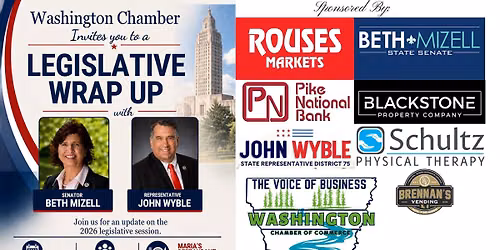 Washington Chamber Quarterly Meeting- Legislative Wrap Up