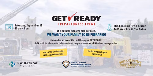 Get Ready Annual Columbia Gorge Preparedness Event