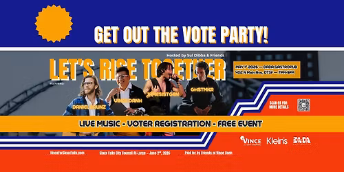 Let's Rise Together: The Get Out the Vote Party!