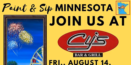 August 14 Paint & Sip at Cy's Bar & Grill
