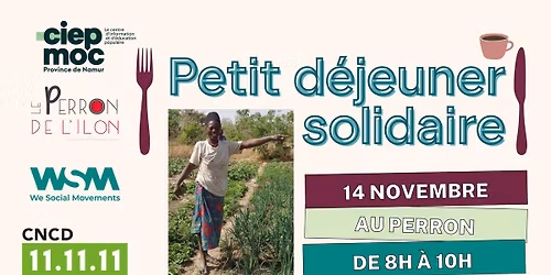 Petit d\u00e9jeuner solidaire \u00e0 Namur \ud83c\udf0d\ud83d\udc0c