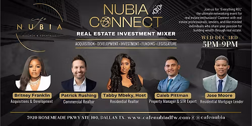Real Estate Investment Mixer