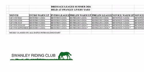 Summer Dressage League July 