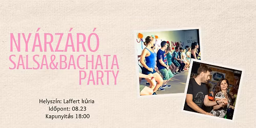 Salsa&Bachata Party a teraszon