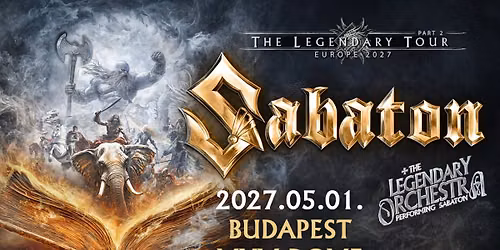 SABATON | MVM Dome Budapest | 01\/05\/2027 | PREVOZ iz Beograda i Novog Sada