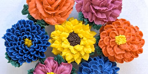 Buttercream Fall Florals Cupcake Decorating Class