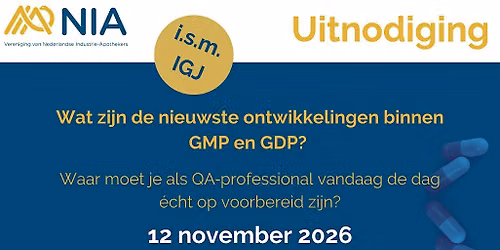 NIA bijeenkomst i.s.m. IGJ - 12 november 2026
