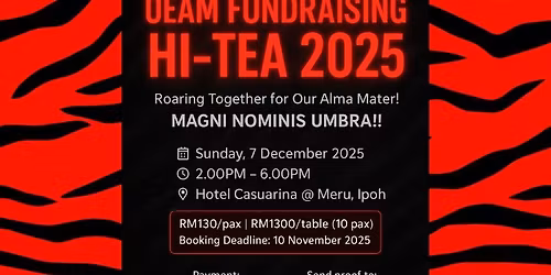 OEAM Fundraising Hi-Tea 2025