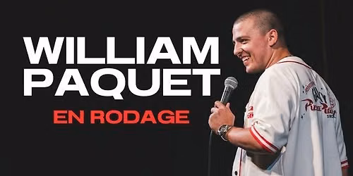 William Paquet en rodage au Saint-Jean Com\u00e9die Club