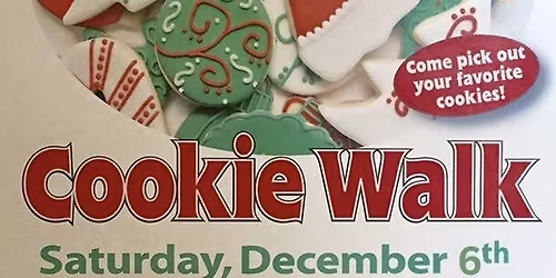 HOPE for the Holidays Annual Cookie Walk! 9-11am