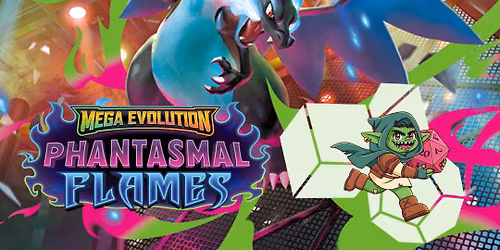 Pokemon \/\/ Mega Evolution Phantasmal Flames Prerelease