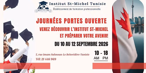 \ud83c\udf93 JOURN\u00c9ES PORTES OUVERTES \u2013 INSTITUT ST-MICHEL, TUNISIE
