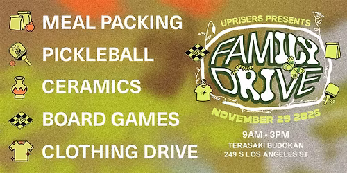 UPRISERS Family Drive \u2014 Meal Packing for Community