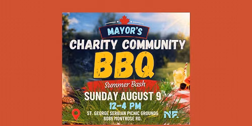 MAYOR\u2019S CHARITY COMMUNITY BBQ: SUMMER BASH \ud83d\udd25 