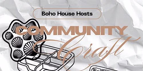 Community Craft Night | Air Clay Trinket Trays at Boho House