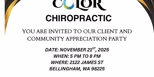 2025 Color Chiropractic Client and Community Appreciation Party