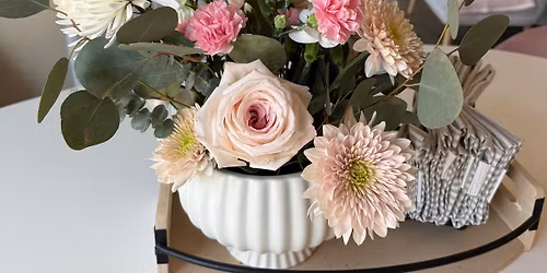 Blooms and Bubbles: A Flower Arranging Workshop