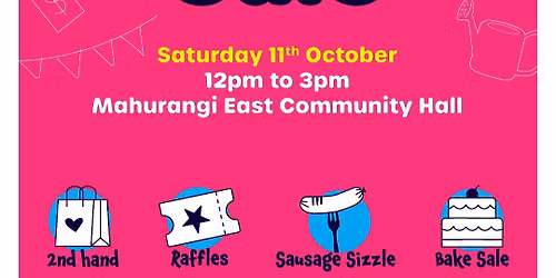 Snells Beach Kindy GARAGE SALE