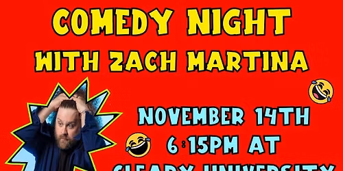 Comedy Night with Zach Martina