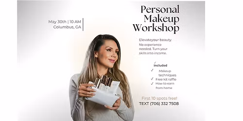 Personal Makeup Workshop: Learn Techniques + How to Earn from Home