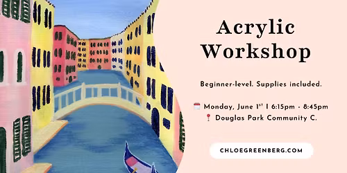 Acrylic Workshop \u2013 Italy Cityscape (\ud83d\udccdDouglas Park )