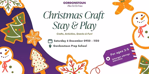 Christmas Craft Stay & Play (ages 3-5)