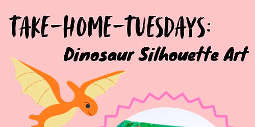 Take-Home-Tuesday: Dinosaur Silhouette Art