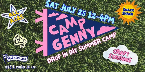 Camp Genny: Drop In DIY Summer Camp